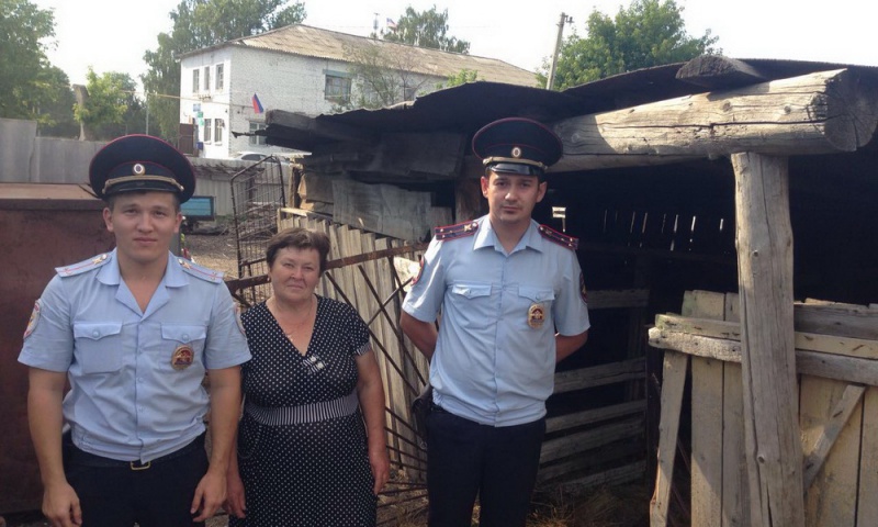 В Оренбургском районе правоохранители потушили пожар